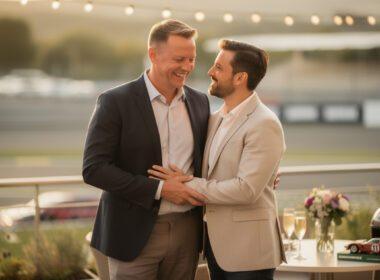 ex-formula 1 racer ralf schumacher joyfully announces his engagement to étienne bousquet-cassagne, sharing his exciting personal milestone with fans.