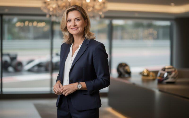 f1 academy managing director susie wolff receives a prestigious honor from cnbc, recognizing her outstanding leadership and contributions to motorsport.