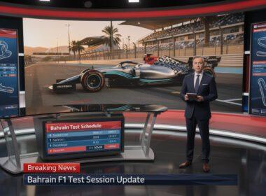 sky sports f1 has announced an updated broadcast schedule for the bahrain test, providing fans with the latest coverage details and timings.