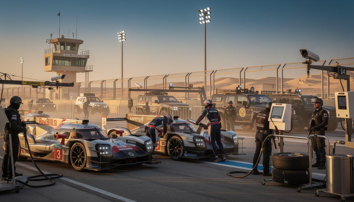 explore how iranian retaliatory bombings are putting the future of f1 and wec races in the middle east at risk, highlighting the geopolitical tensions impacting global motorsport events.