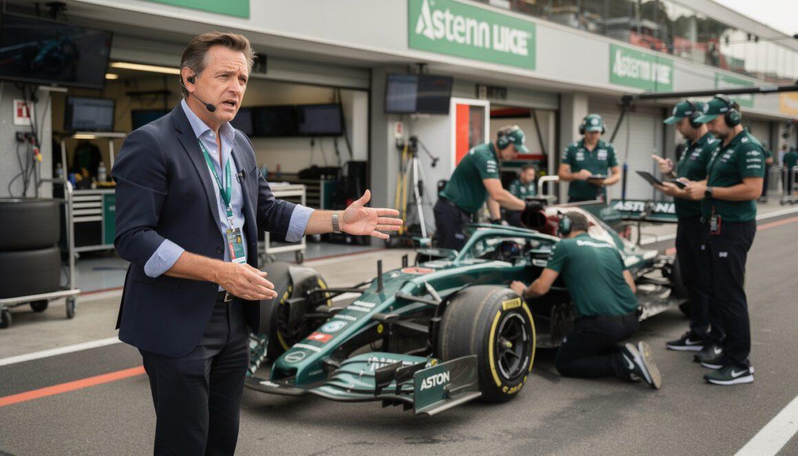 martin brundle highlights a key issue faced by aston martin while expressing his support for team principal jonathan wheatley in the latest f1 developments.