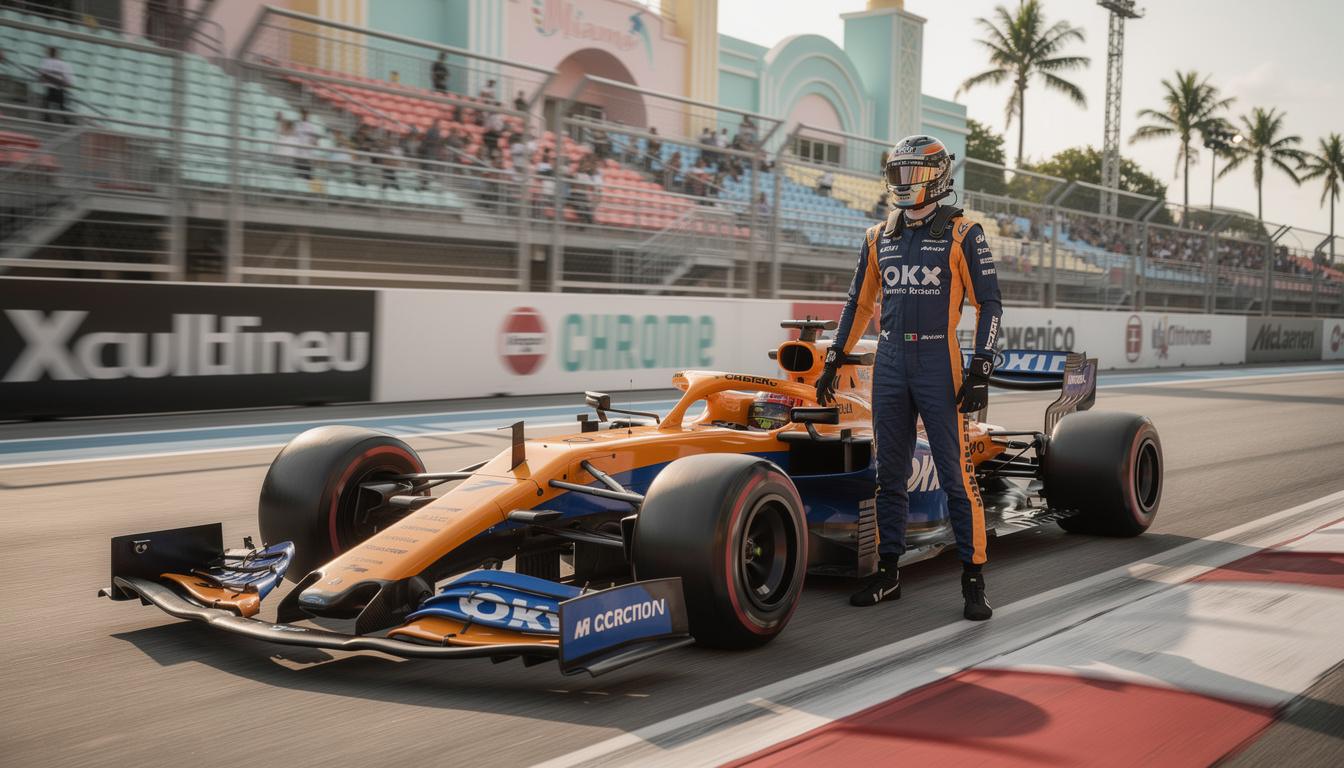 mclaren prepares to reveal their latest formula 1 car at the miami grand prix, showcasing cutting-edge technology and design.