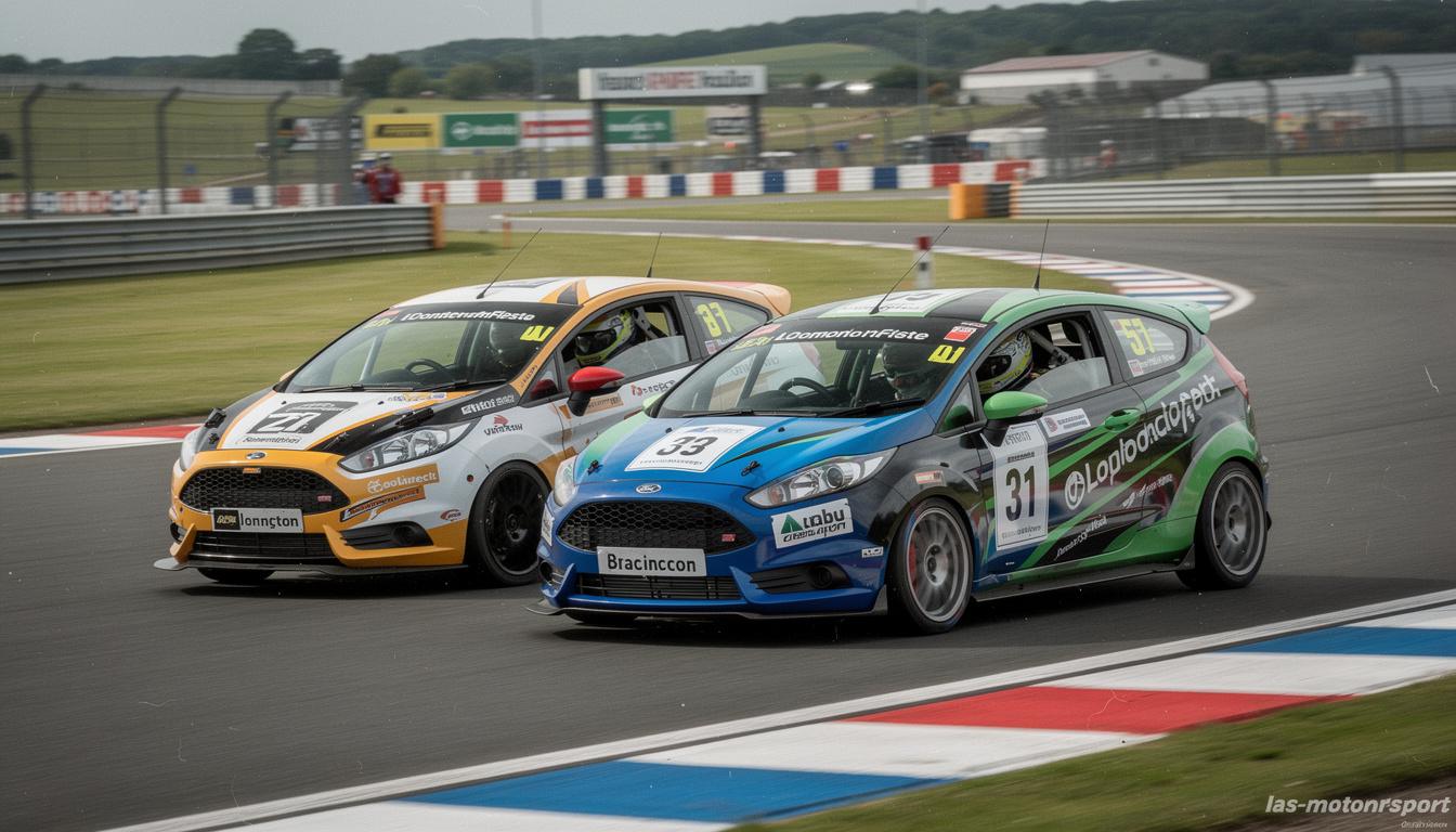 experience the excitement at donington park as three unique fiesta st150 champions compete in a thrilling brscc showdown, showcasing skill and speed on the track.