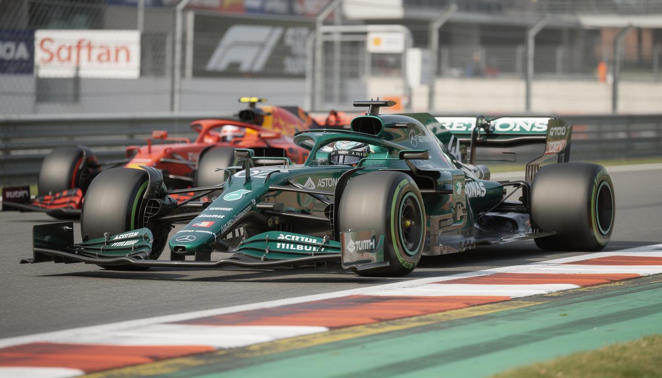 f1 rivals label aston martin as belonging to a 'different league', highlighting the team's standout performance and unique position in the championship.