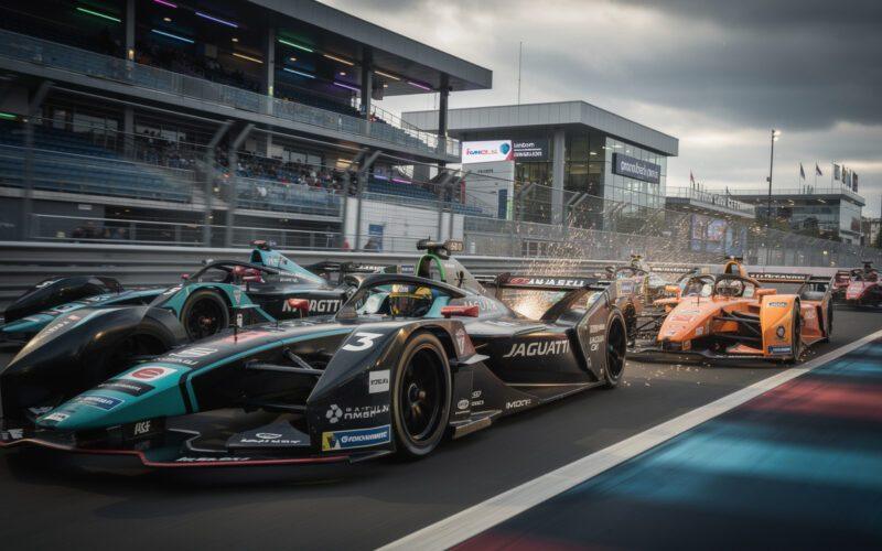 experience the thrill of the london showdown, where nine top drivers fiercely compete for the formula e championship in an electrifying race to the finish.